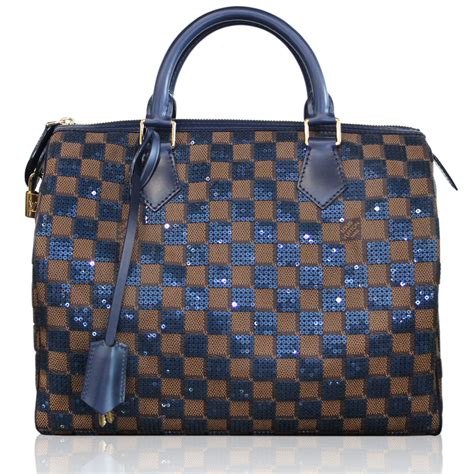 Louis Vuitton Sequin Speedy 30 Damier Infini Ebene Handbag