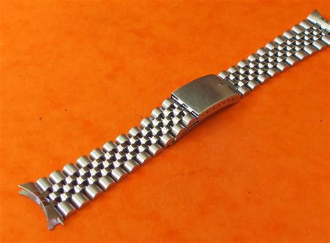 Rolex Jubilee Stainless Steel Man Watch Bracelet 20mm For 1675 1655 1601 1603 vintage