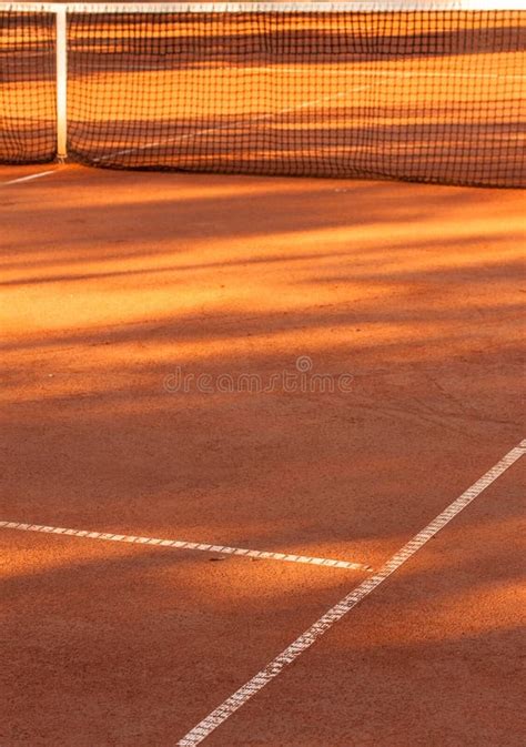 Clay tennis court stock image. Image of leisure, grand - 50714205