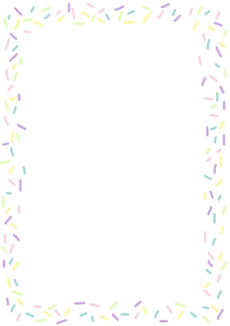 Sprinkles Template Free Printable