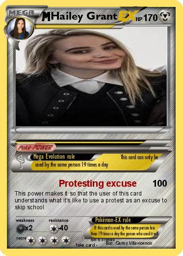 Pokémon Hailey Grant - Protesting excuse - My Pokemon Card