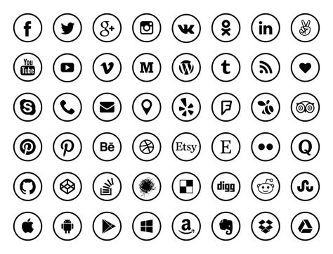 Free 48 Social Media Icons Vector - TitanUI