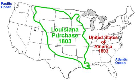 Louisiana Purchase Map Worksheet