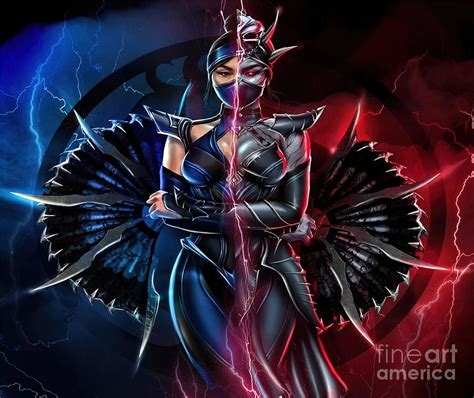 Mortal Kombat 11 Kitana Painting by Price Marshall | Pixels