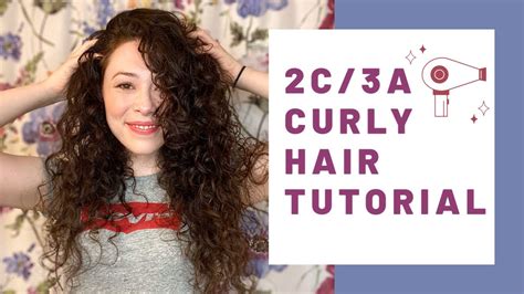 2c/3a Curly Hair Routine - YouTube