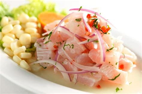 CEBICHE DE LENGUADO - Recetas de Cocina Peruana