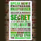 ‘Speak Now of Professor Knopphauser’ wood type print. – Typoretum