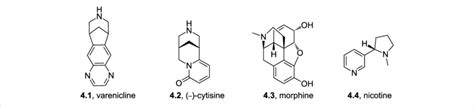 Structure comparison between nicotinic acetylcholine receptor agonists. | Download Scientific ...