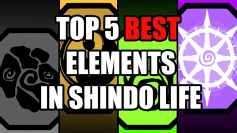 THE BEST ELEMENTS IN SHINDO LIFE! - YouTube