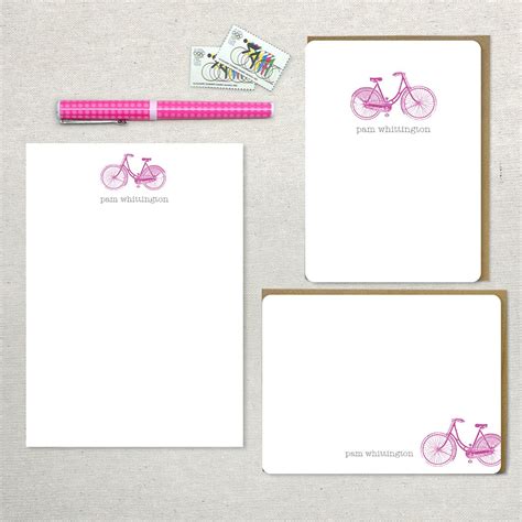 complete personalized stationery set VINTAGE GIRLS by naomilynn