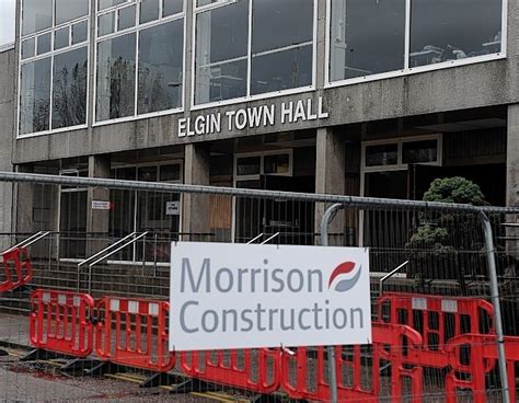 Elgin Town Hall refurbishment nears completion - Press and Journal