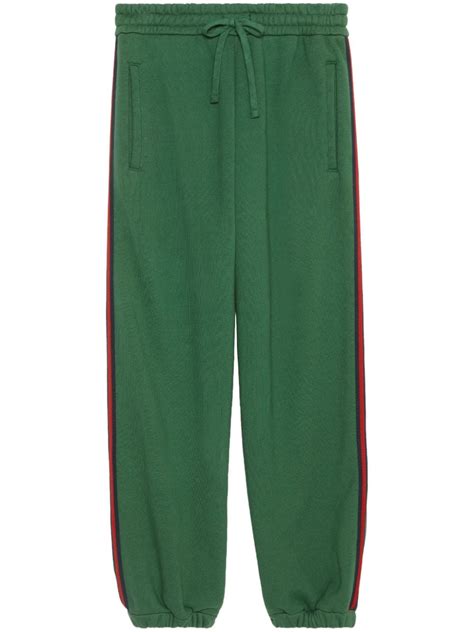 Gucci logo-embroidered Cotton Track Pants - Farfetch