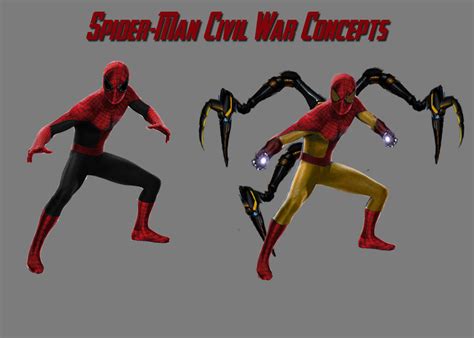 Spider-Man Civil War suit concepts by DComp on DeviantArt