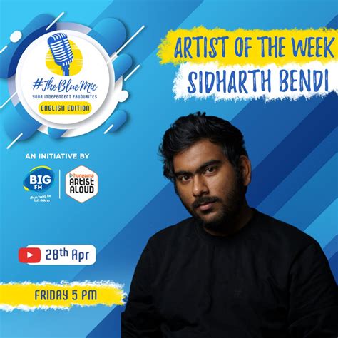 92.7 BIG FM on Twitter: "Young and talented singer-songwriter @sidharthbendi is on the path to ...