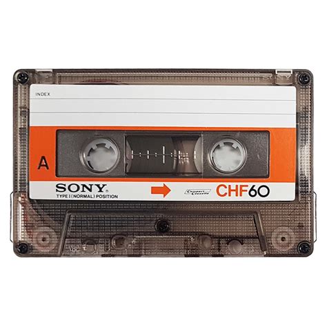 Sony CHF60 (1978) ferric blank audio cassette tapes - Retro Style Media