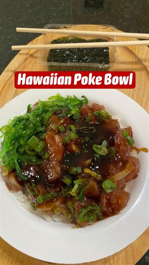 Hawaiian Poke Bowl | Hawaiian poke bowl, Hawaiian food, Poke bowl