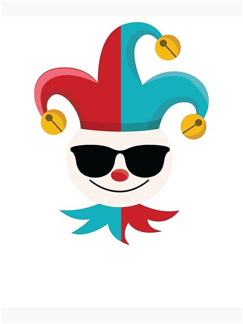 "Joker Emoji " Poster for Sale by HippoEmo | Redbubble