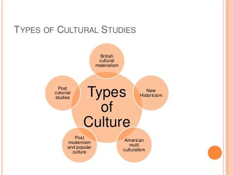 five types of cultural studies