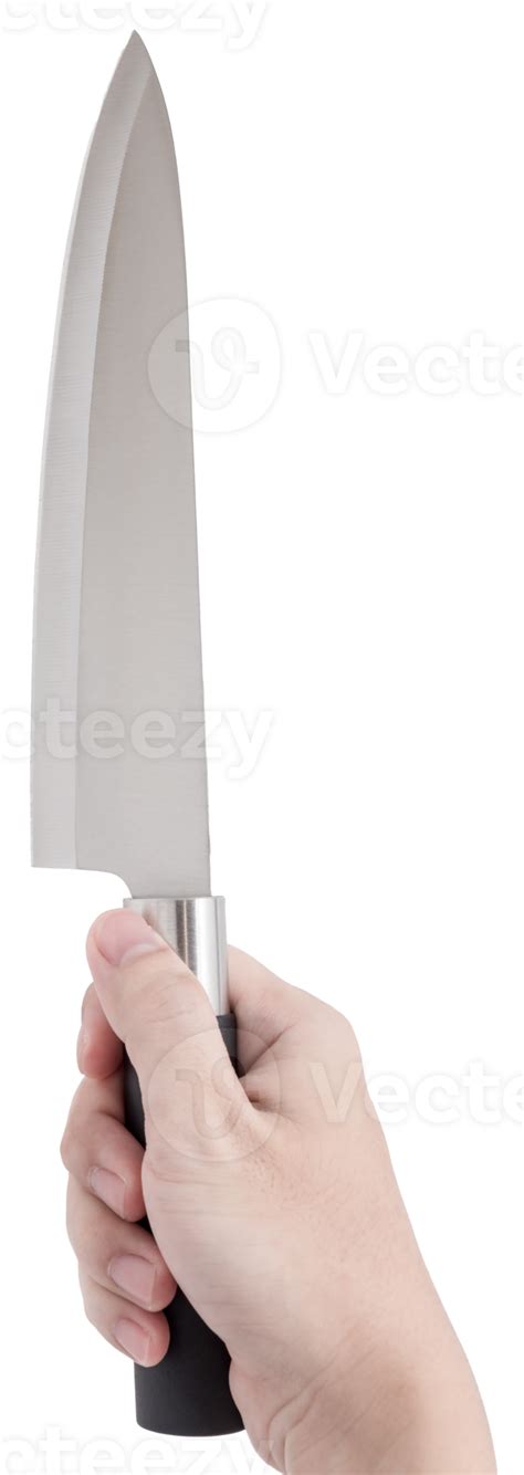 Hand holding knife isolated 12005591 PNG