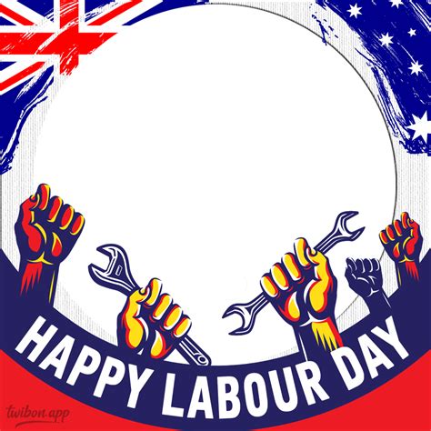 Labour Day Australia 2023 October Picture Frame - Twibon App