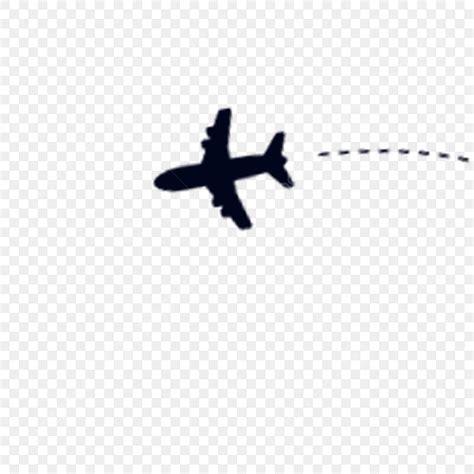 Flying Airplane Silhouette PNG Images, Cartoon Flying Airplane Icon ...