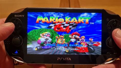 PS vita daedalus X64 VPK - N64 emulator - mario kart 64 - YouTube