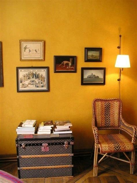 La couleur jaune moutarde - nouvelle tendance dans l'intérieur maison ...