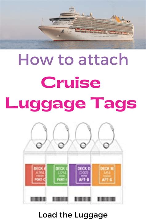 Cruise Luggage Tags -What You Need To Know - Load the Luggage