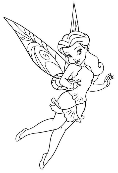 Picture of Fairy Rosetta in Pixie Coloring Page - NetArt Tinkerbell ...