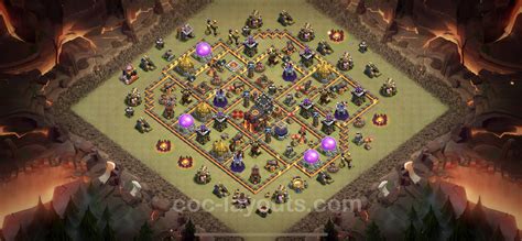 Best War Base TH10 with Link, Anti Everything 2023 - Town Hall Level 10 CWL Base Copy - (#105)