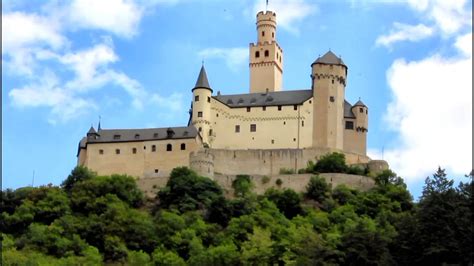 Castles along the Rhine River Gorge, Germany - YouTube