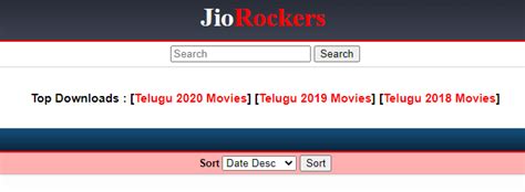 Jio Rockers Telugu: Download Latest Telugu Movies 1080P FHD