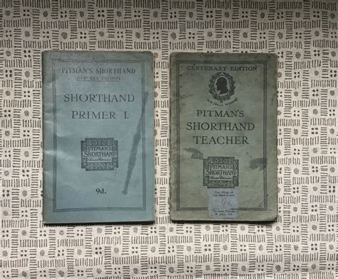 Antique Shorthand Books. Pitmans Shorthand Booklets. | Etsy | Vintage books, Pitman, Etsy