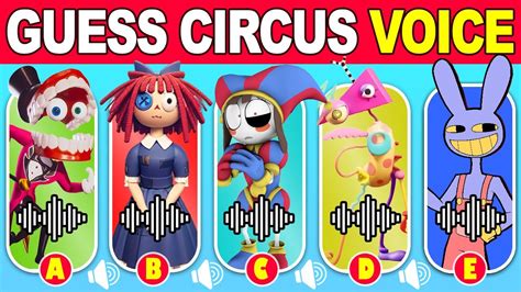 Ultimate The Amazing Digital Circus Voice | Pomni, Jax, Ragatha | Guess ...