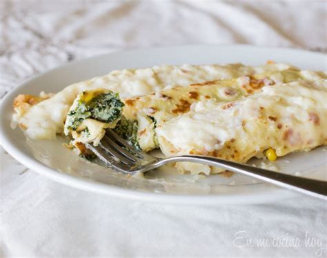 Spinach and Ricotta Crepes - Pilar's Chilean Food & Garden