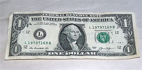 2013 $1 Dollar Bill US Bank Note Date Year Birthday 1979 7169 Fancy Money Serial - Federal ...