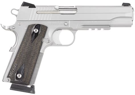 SIG SAUER 1911 STAINLESS CA COMPLAINT RAIL For Sale - In Stock | Gun Made