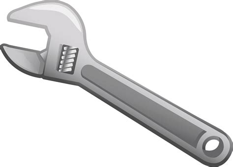 Wrench Clip Art Black And White