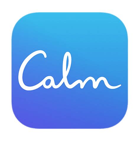 Download Calm app logo transparent PNG - StickPNG