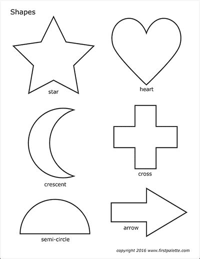 26+ Shapes To Print Off Images ~ Coloring Pages