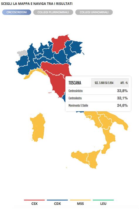 Italian election 2018 results MAP: Who won as latest results flood in ...