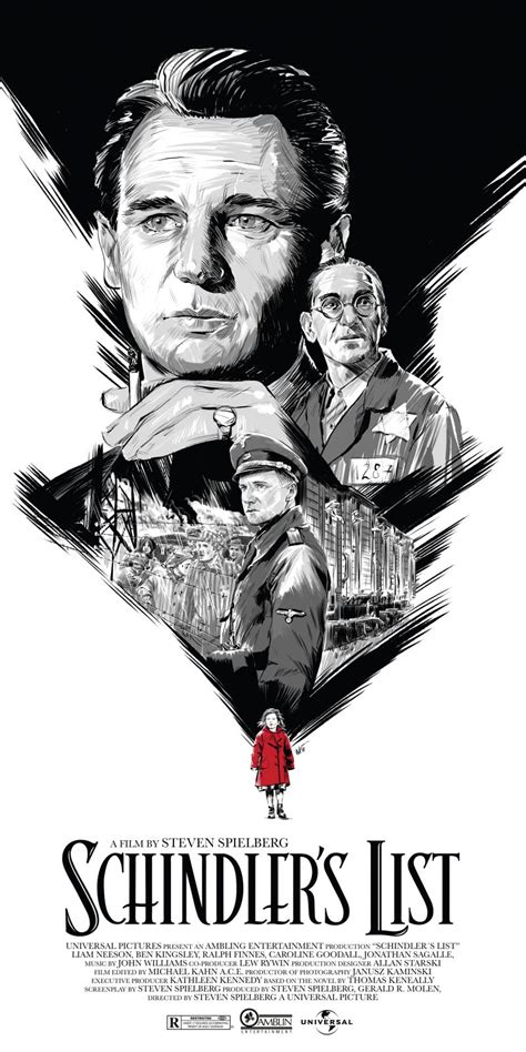 Schindler's list - PosterSpy | Movie poster art, Schindler's list, Old movie posters