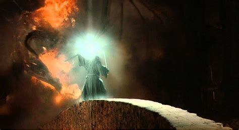 Gandalf’s Battle with the Balrog on the Bridge of Khazad-Dûm