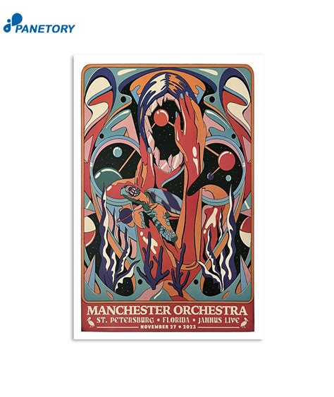 Manchester Orchestra Jannus Live In St Petersburg Fl Nov 27 2023 Poster ...