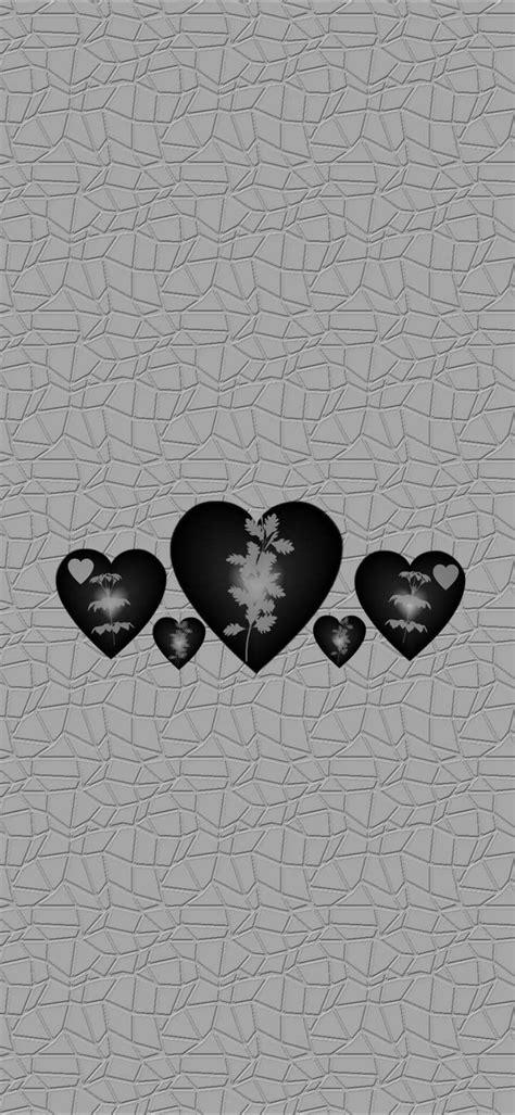 Black hearts | Cellphone wallpaper, Pretty wallpapers, Wallpaper