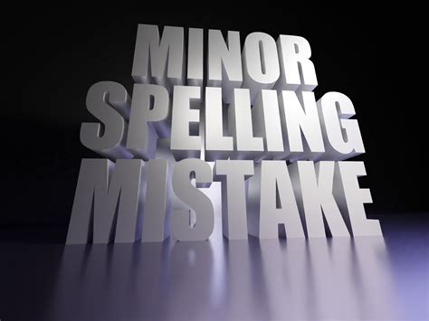 Minor Spelling Mistake 3D Text | Minor Spelling Mistake | Know Your Meme