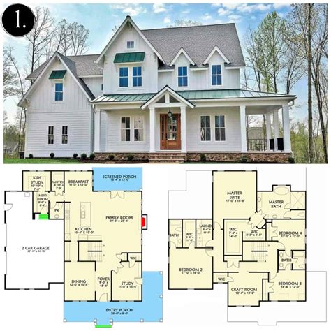 10 Modern Farmhouse Floor Plans I Love - Rooms For Rent blog