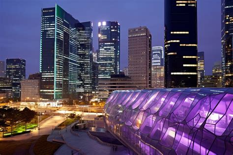 Seoul Skyline Night View Background, Architecture, High Resolution, City Background Image And ...