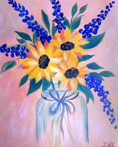 Southern Bouquet (Bring out Mom for Mothers Day) | Flower painting canvas, Painting, Canvas art ...