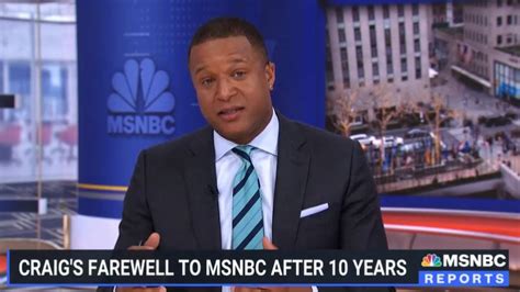 Craig Melvin Says Farewell to His MSNBC Viewers